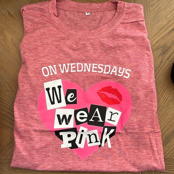 Tops - Pink ‘On Wednesday We Wear Pink’ Tee